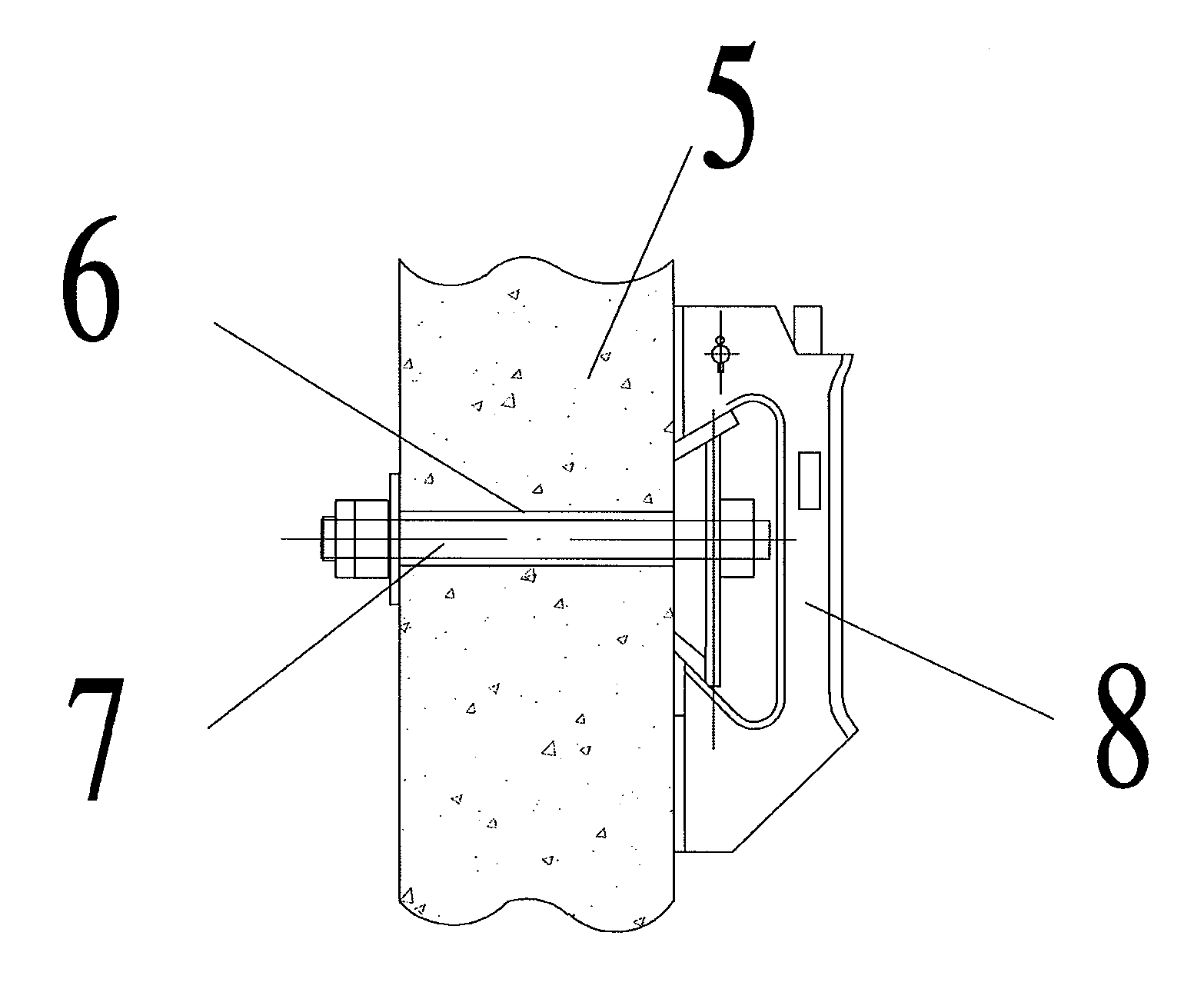 Constructing method for concrete cylinder of construction steel bar of high-rise steel structure