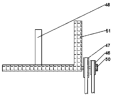 Trimming device for PVC floor rolling material production