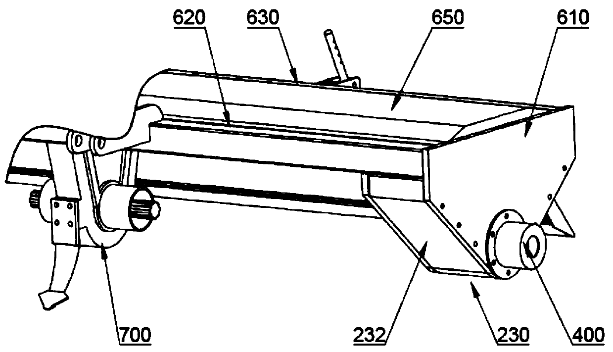 Rotary blade roller anti-sticking and anti-twining device based on resonance excitation and rotary cultivator with rotary blade roller anti-sticking and anti-twining device