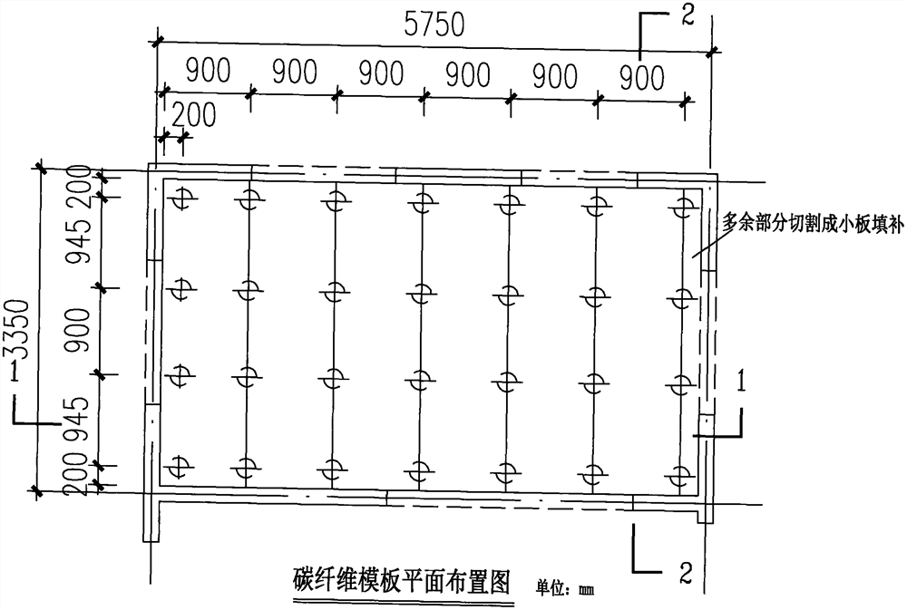 Carbon fiber composite template