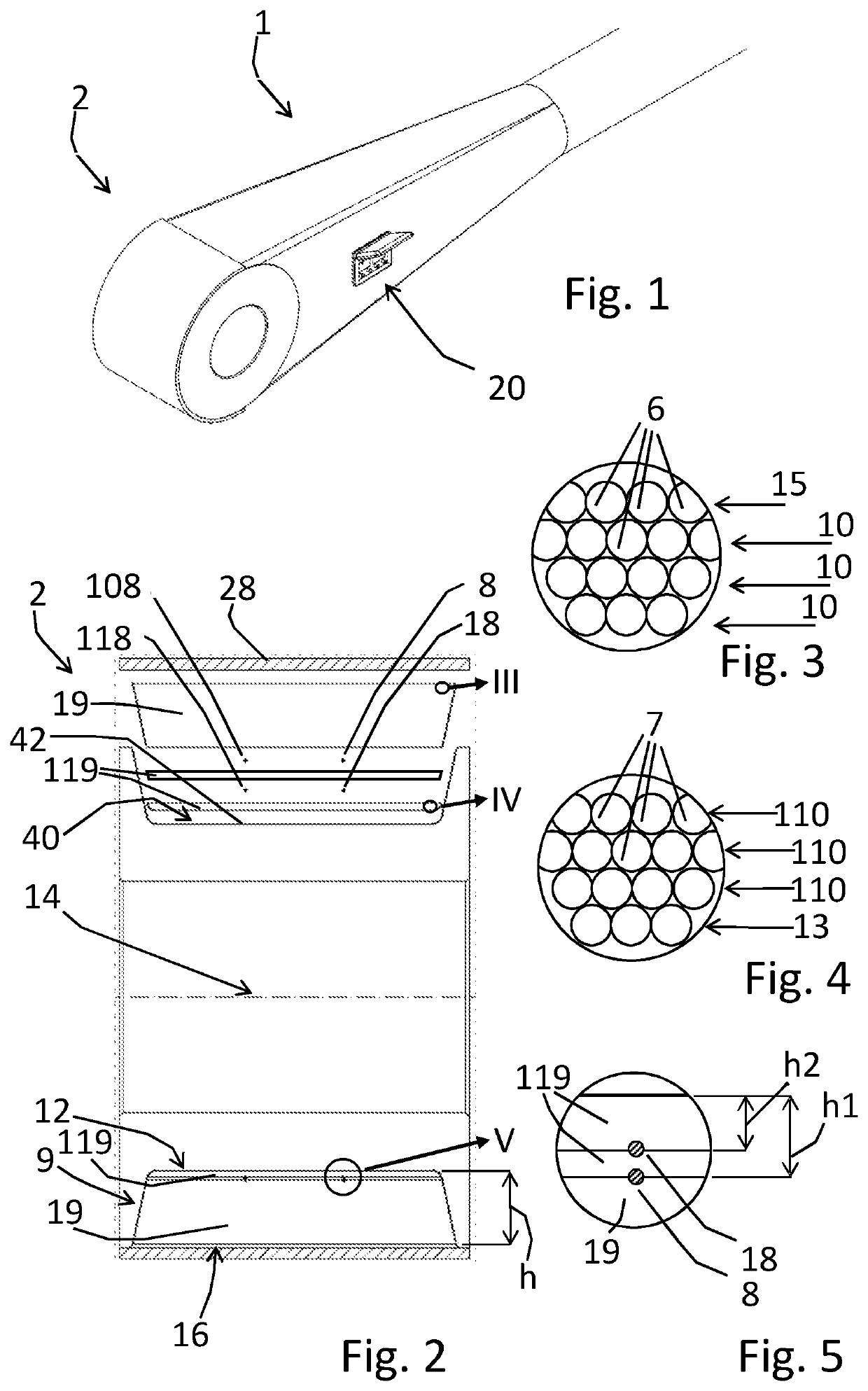 Cable with a first and a second thimble and at least one yarn, and method for producing an endless winding cable