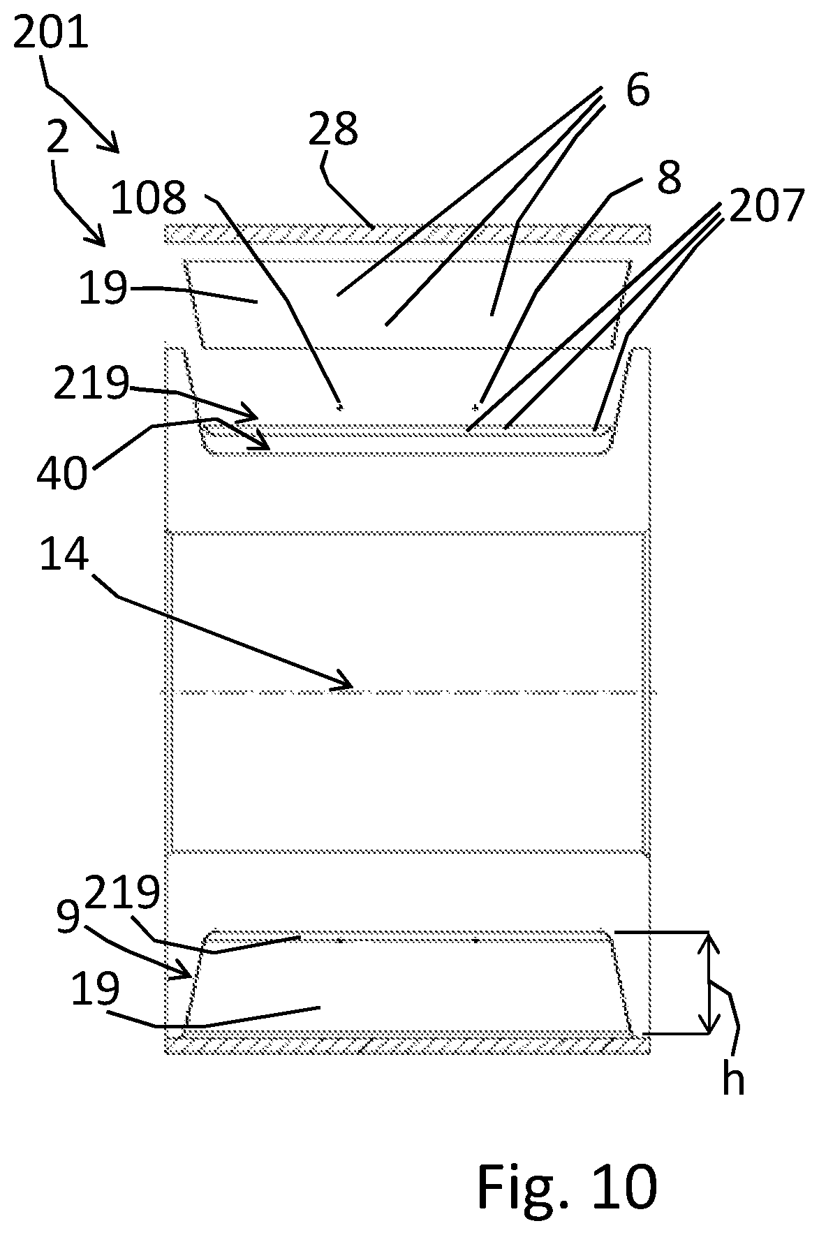 Cable with a first and a second thimble and at least one yarn, and method for producing an endless winding cable