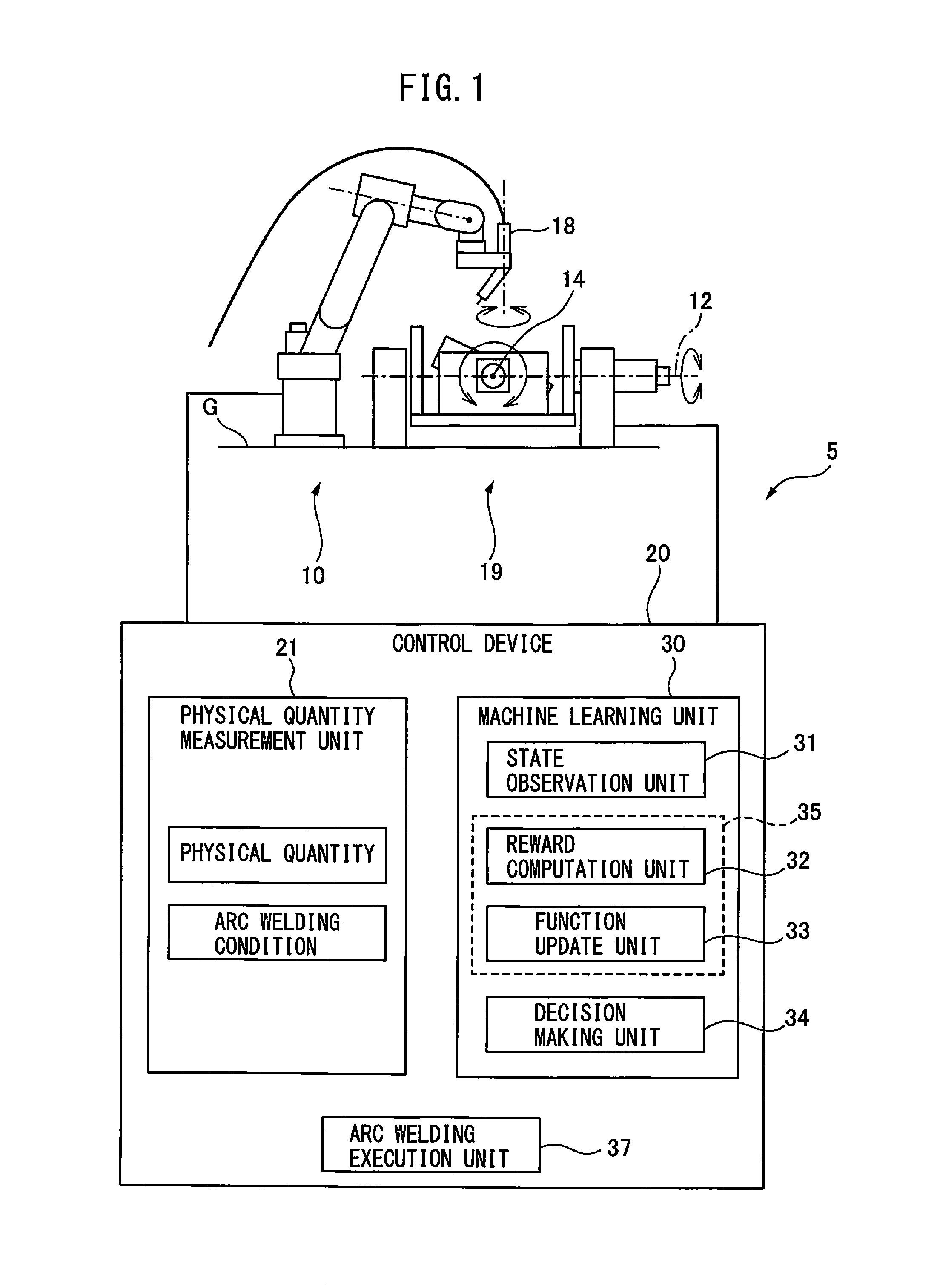 Machine learning device, arc welding control device, arc welding robot system, and welding system