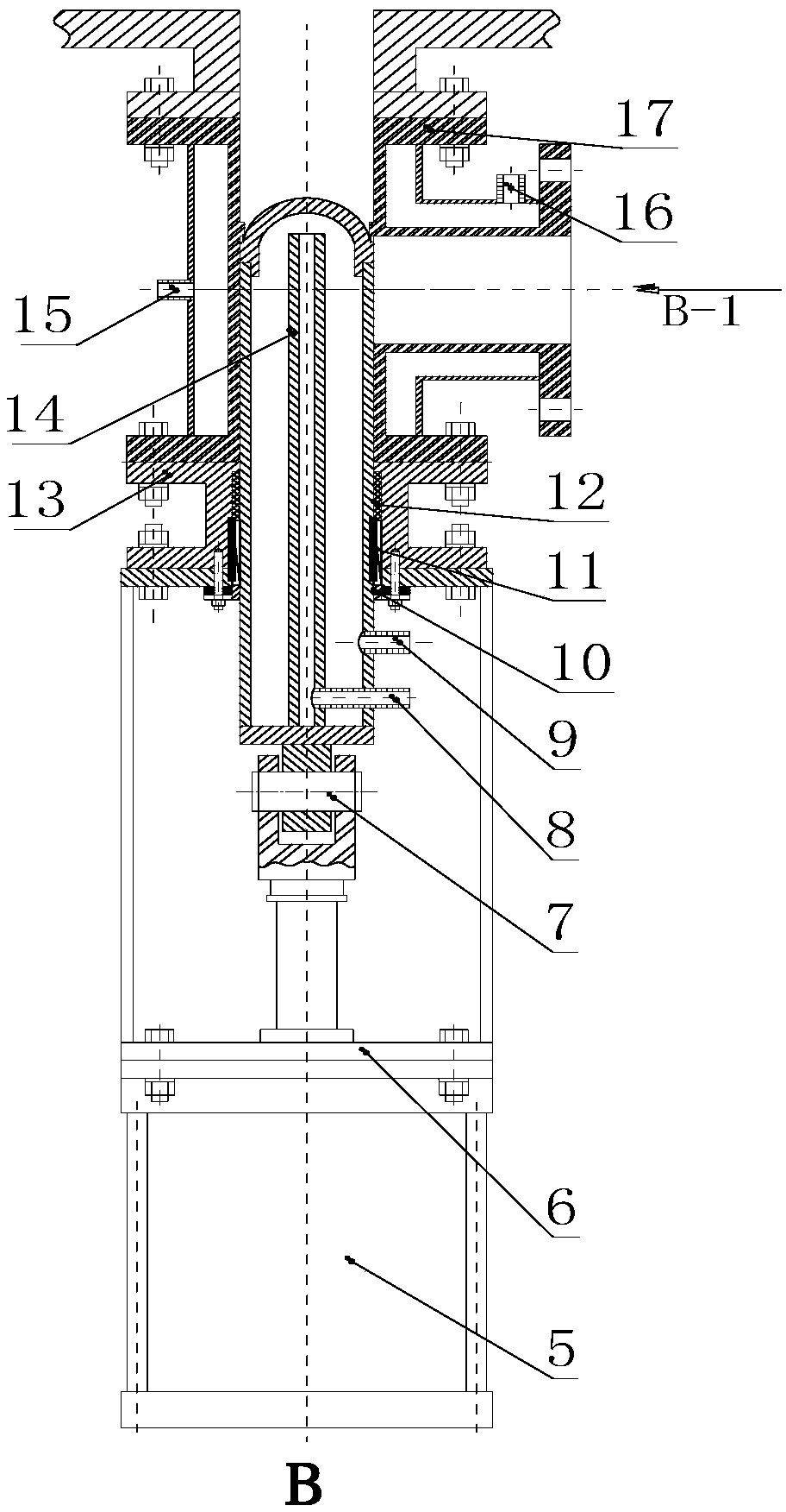 Protection system of high-temperature and high-pressure valve