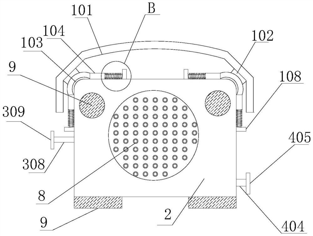 Security and protection engineering monitoring camera protection device