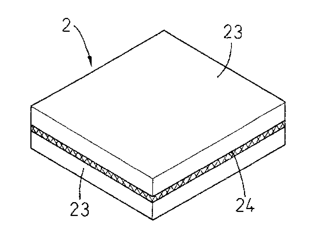 Fabricating method of electrode adhesive bicell