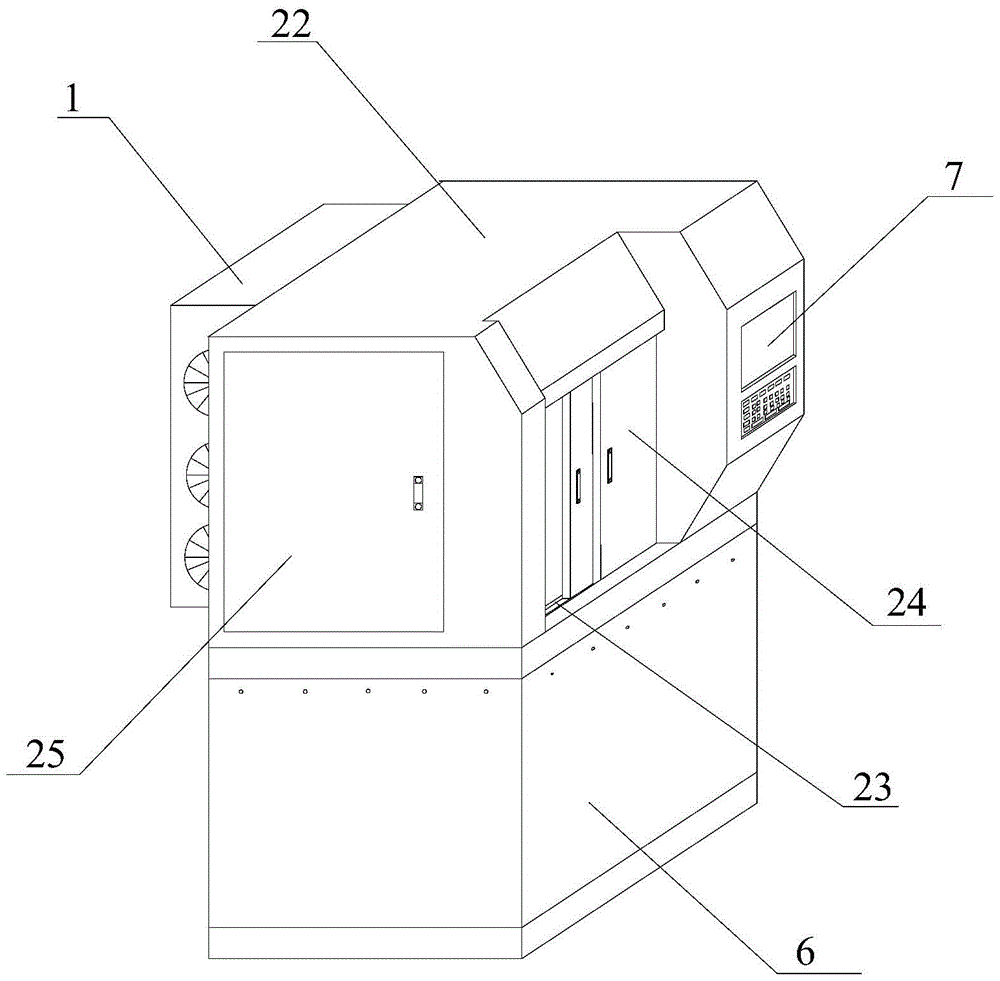 A small CNC milling and drilling machine and its corrected tool setting method