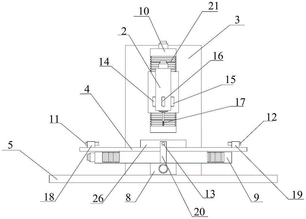 A small CNC milling and drilling machine and its corrected tool setting method