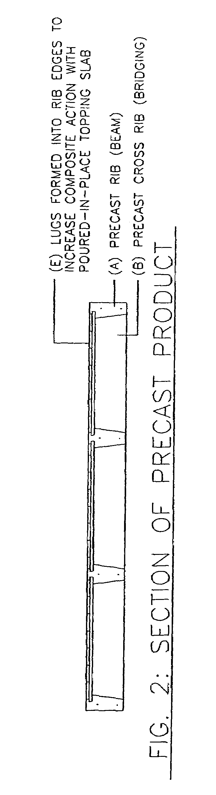 Hybrid precast concrete and metal deck floor panel