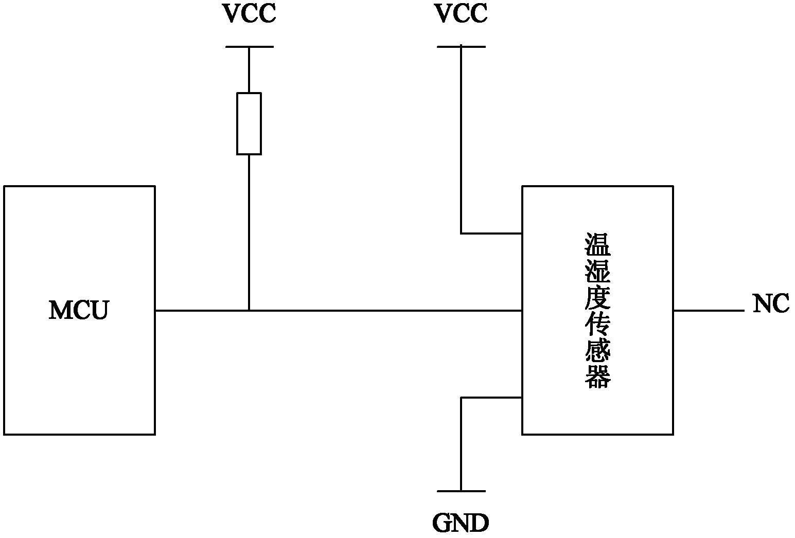 Wide humidity environment-friendly humidity sensing device and control method thereof