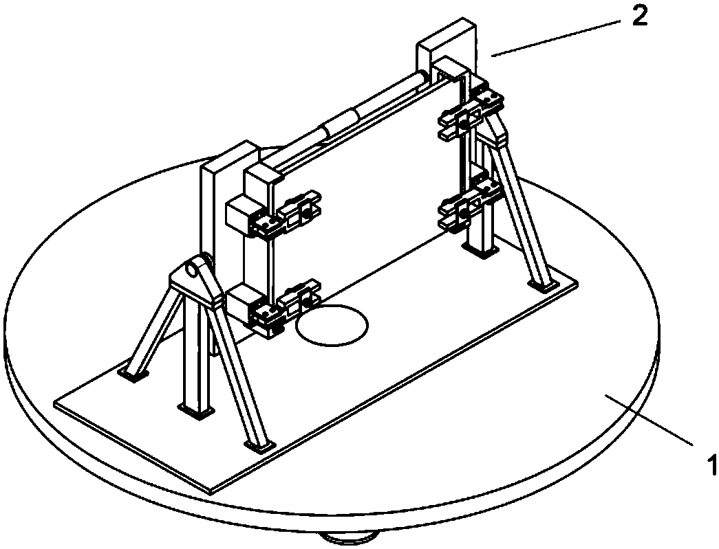 Rotating support for solar photovoltaic panels