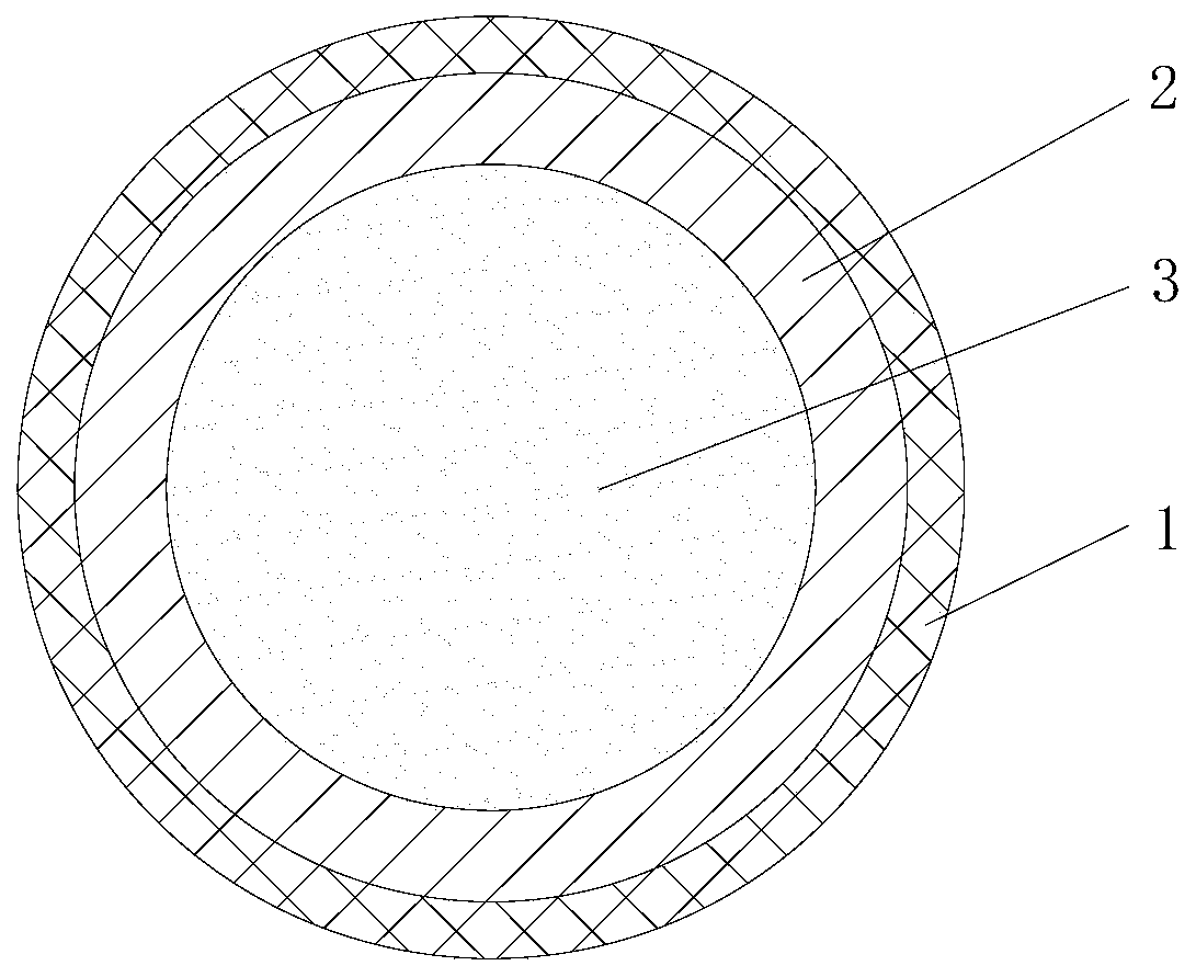 Ultra-high temperature resistant and self-extinguishing protection structure