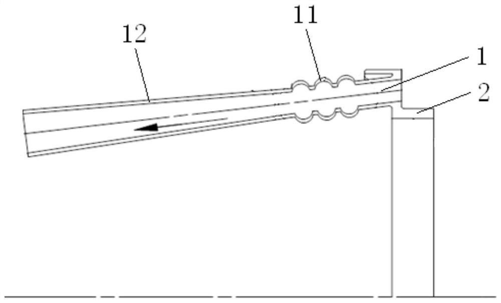 Integrated structure of evaporation tubes, evaporation tube type combustion chamber and miniature turbojet engine