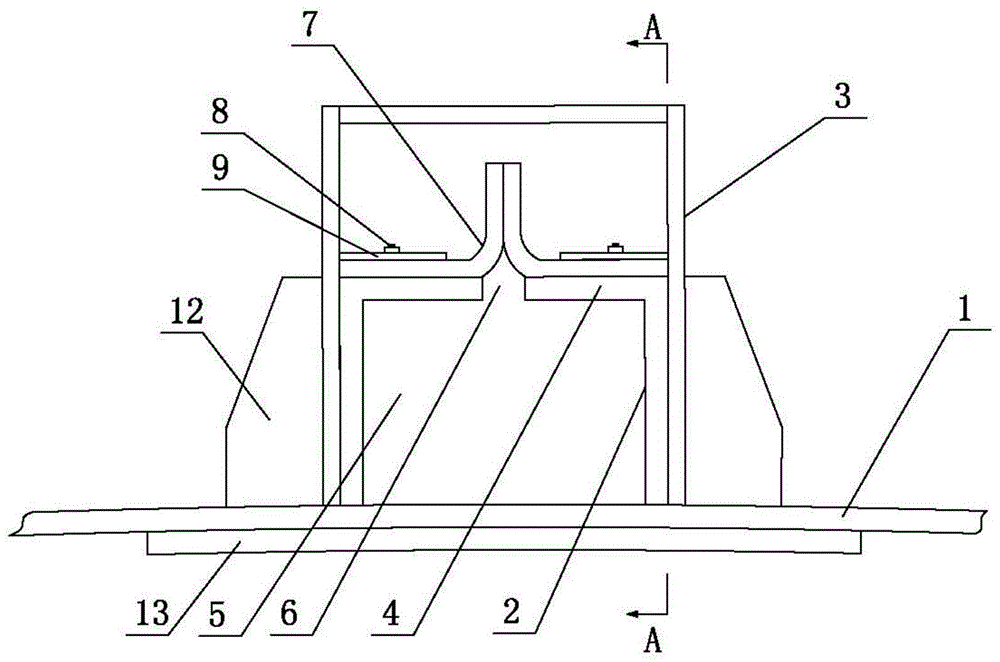Steel cylinder with wide mortise device