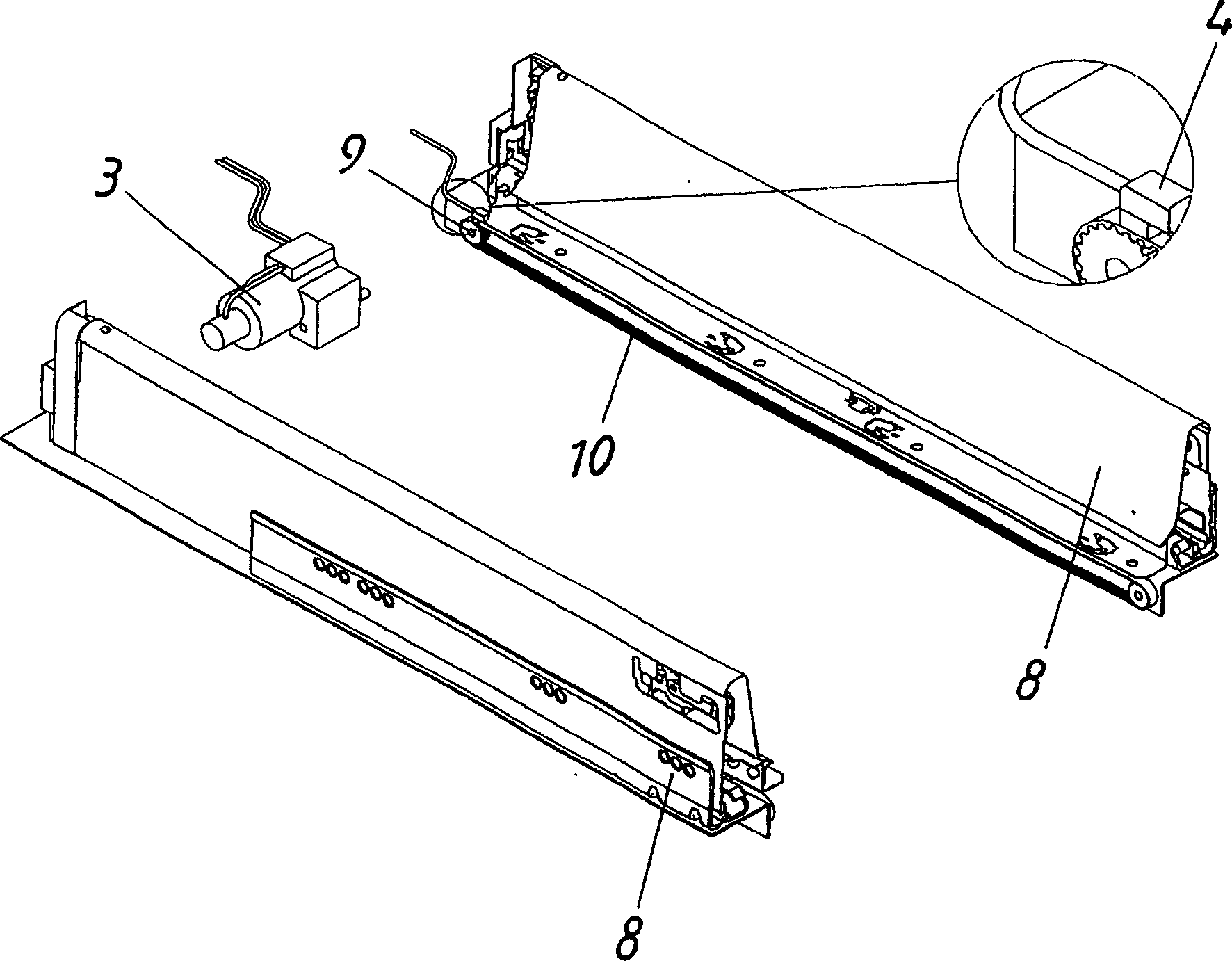 Method for driving a movable part of a piece of furniture