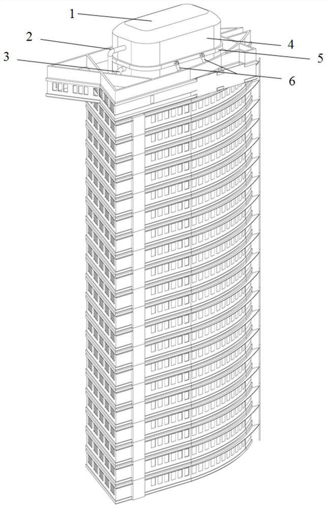 Novel high-building liquid tank damper device