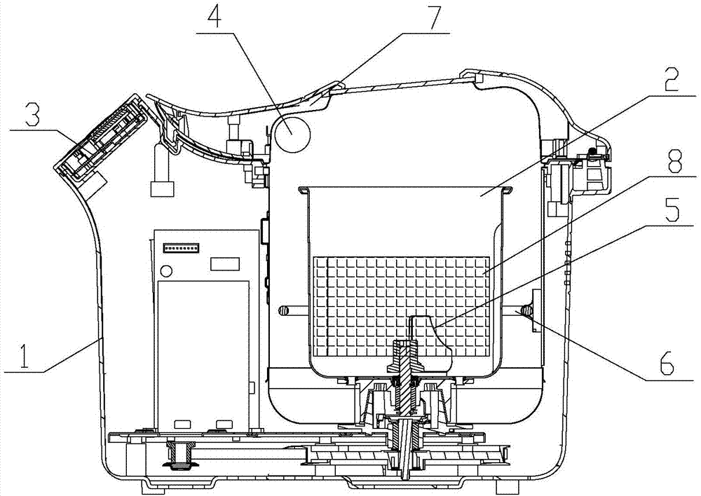 Full-automatic bread maker and full-automatic bread making method