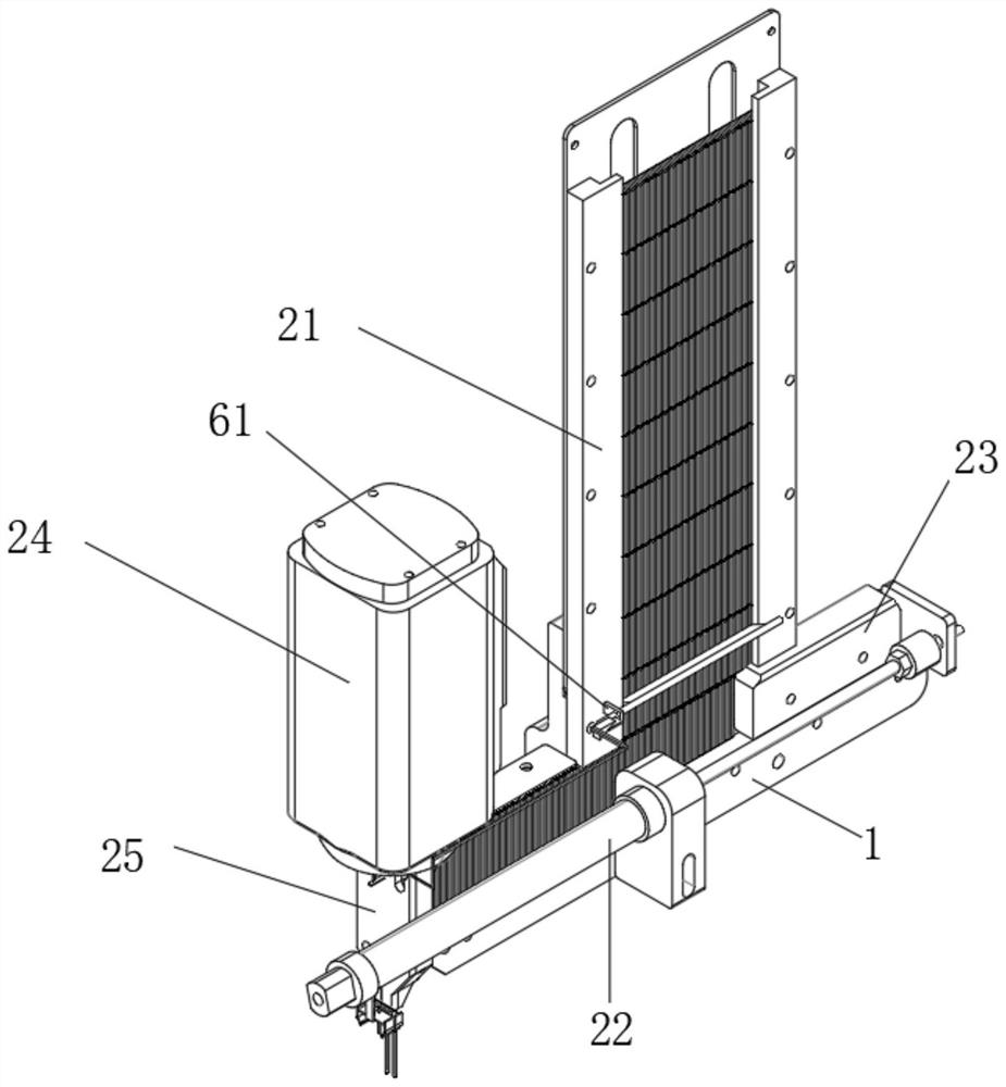 Continuous nail supply device