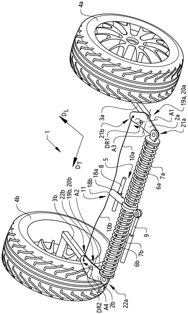 Anti-rolling wheel suspension system for vehicle, method for preventing rolling of vehicle by Anti-rolling wheel suspension system