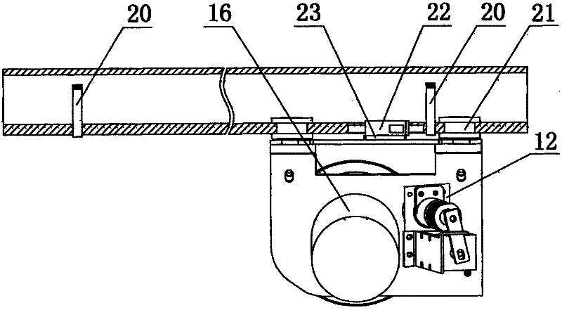 Automatic sharpening device for spreading machine