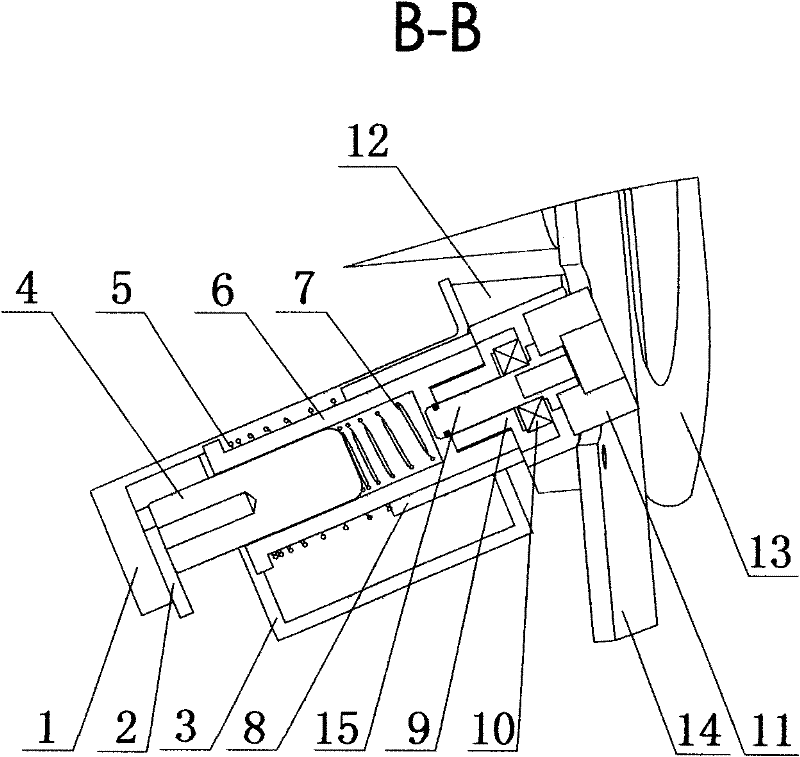 Automatic sharpening device for spreading machine