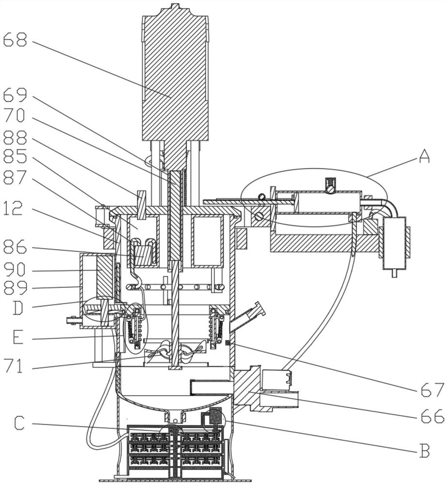 Constant-temperature liquid diet supply input and output recording device for gastroenterology department