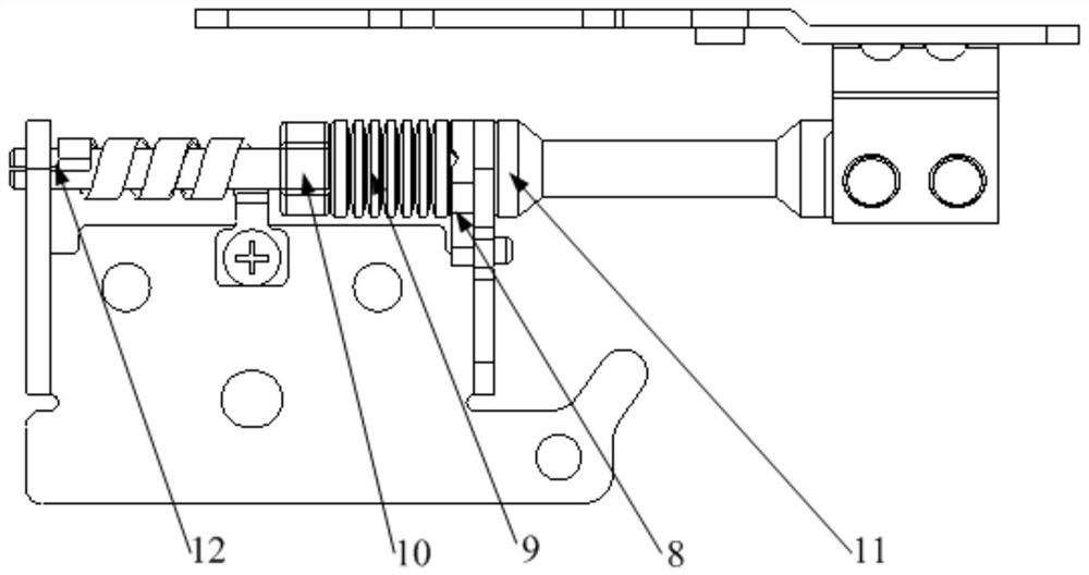 A kind of rotating shaft device and electronic equipment