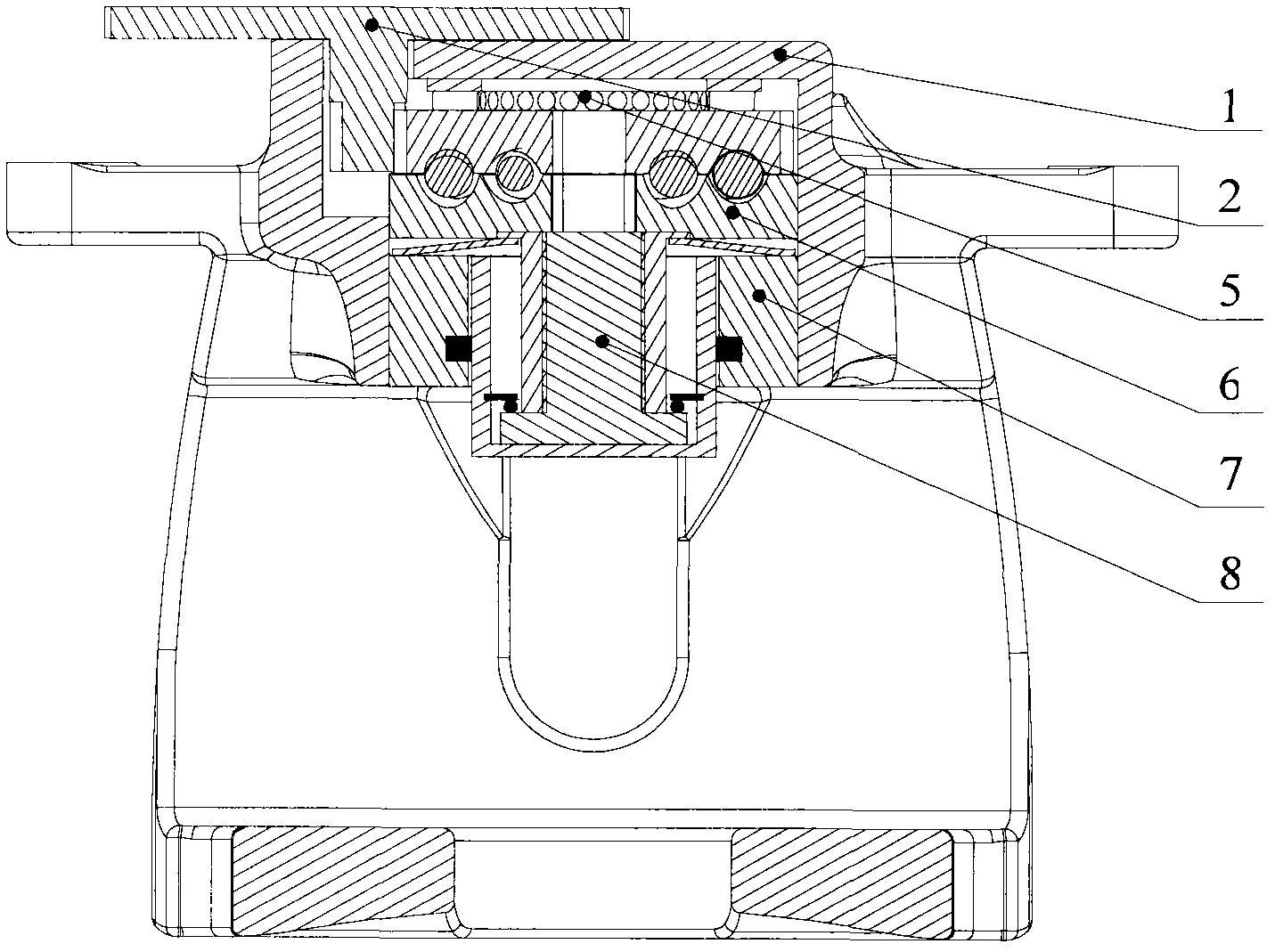 Electronic mechanical brake and automobile