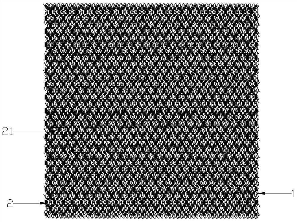 Flock fabric with automatic temperature sensing management function and preparation method thereof