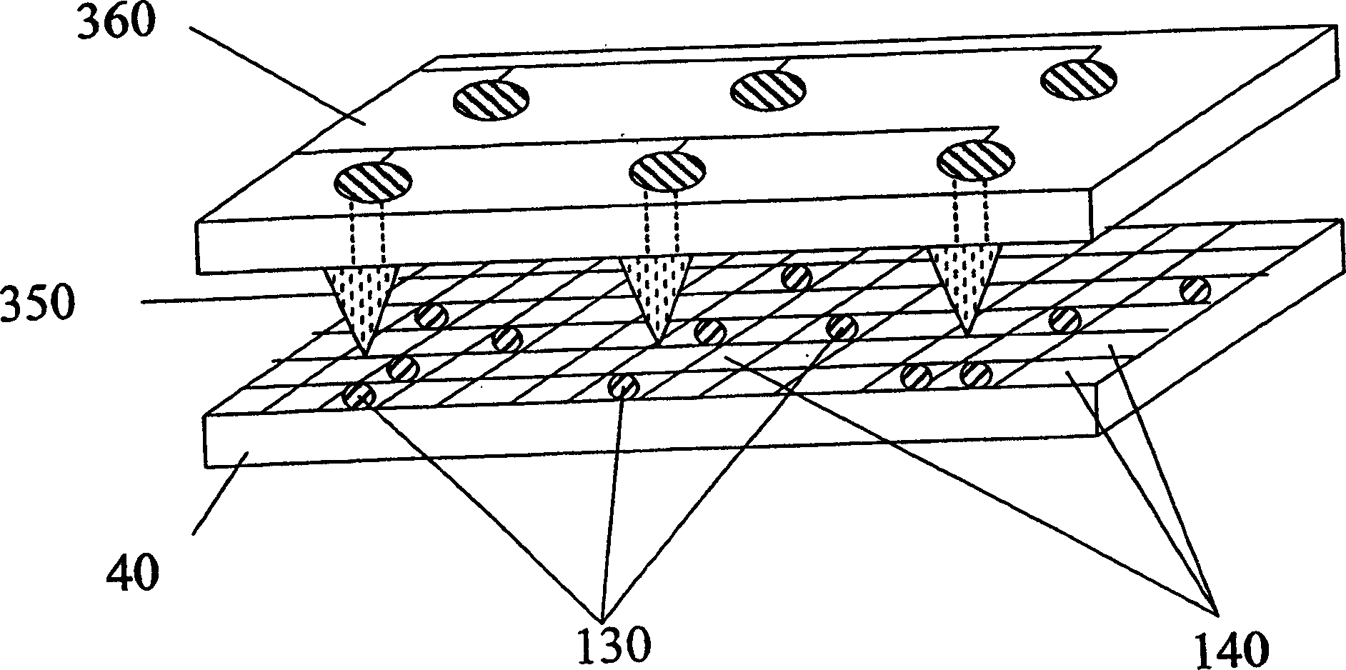 Data storage medium based on diode, cathodic conductivity and cathodic luminescence