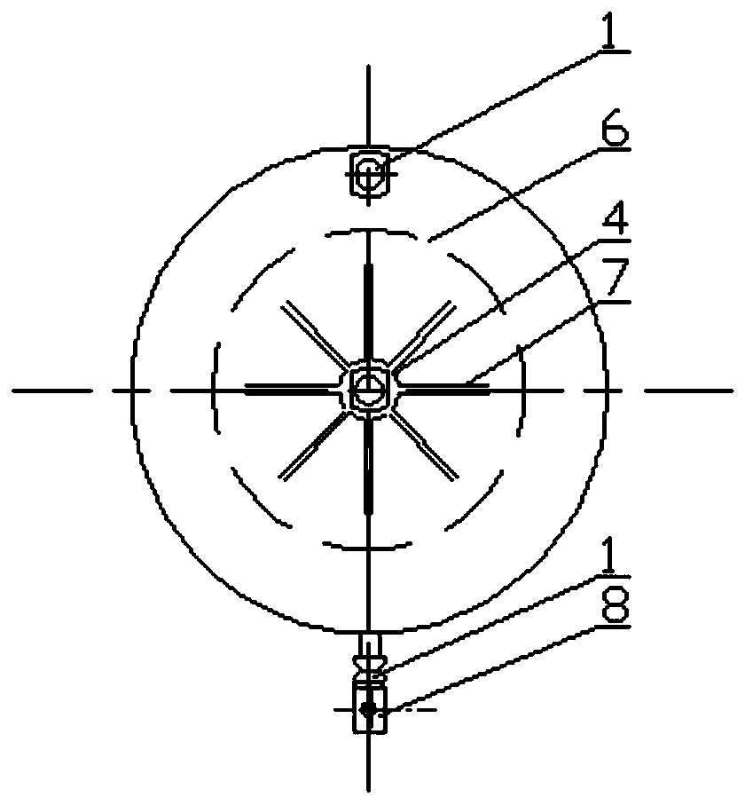 A two-liquid grouting three-dimensional swirl mixer device