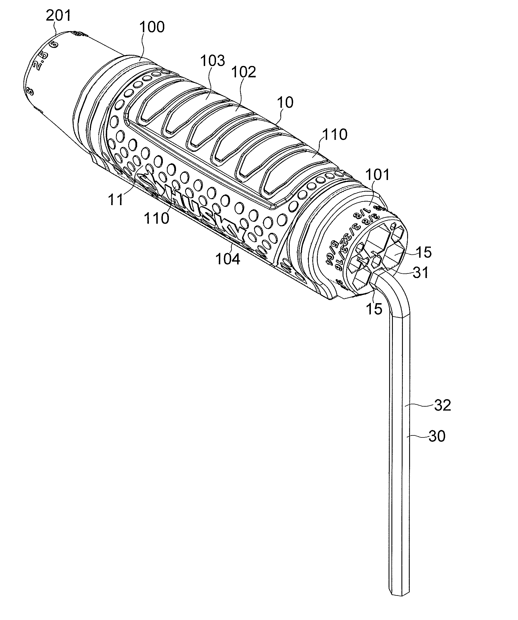 Hex key wrench system