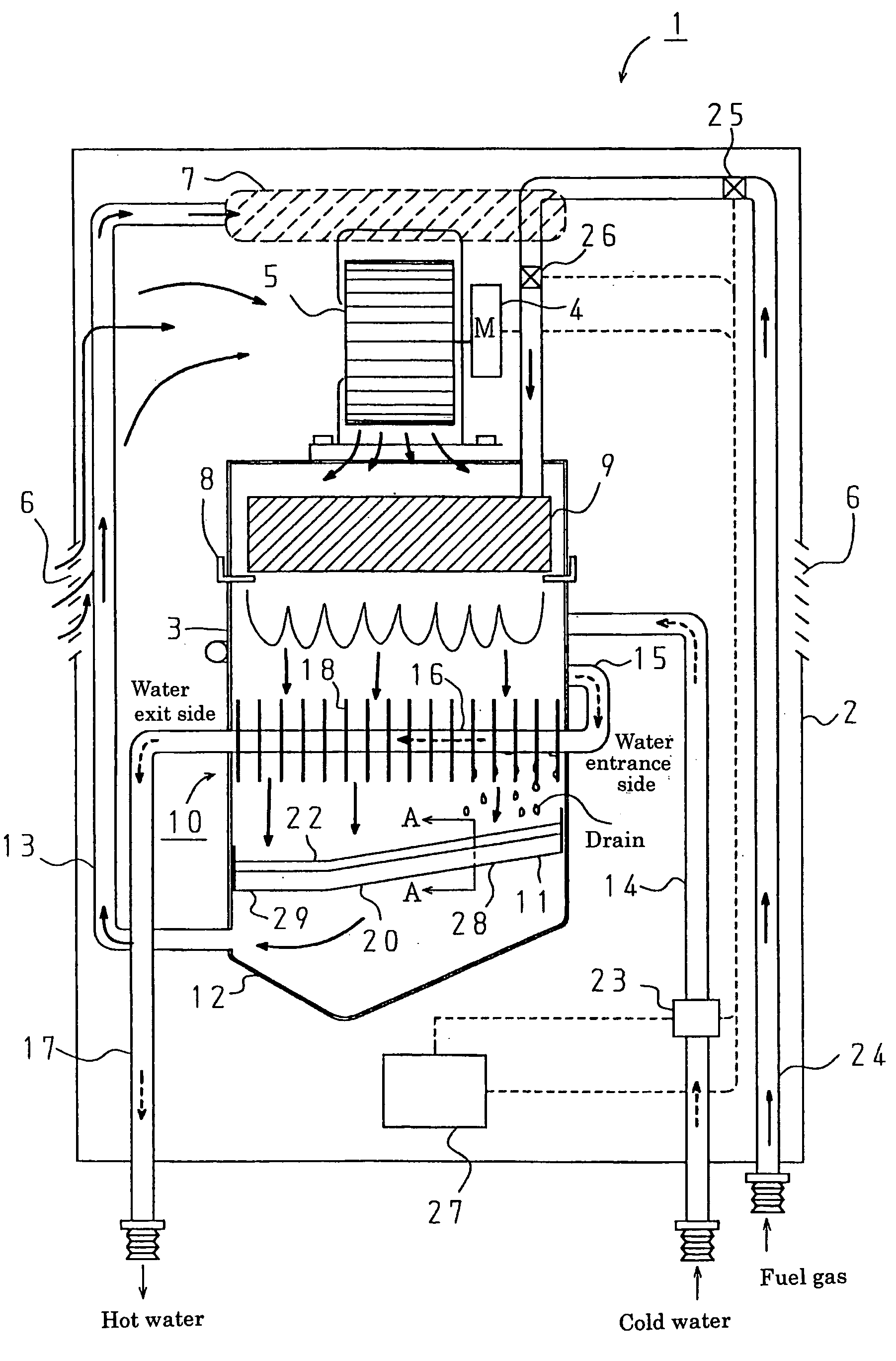 Hot water apparatus
