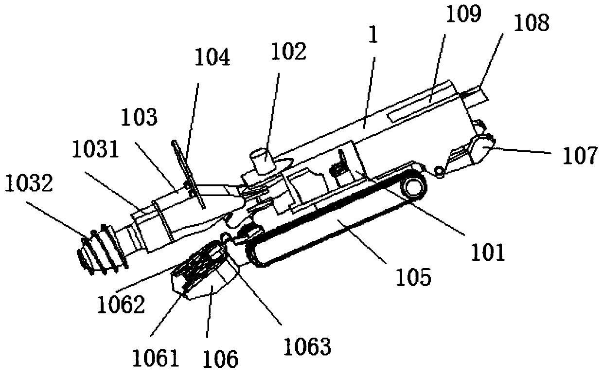 Digging and bagging device in earthwork stone engineering and using method thereof