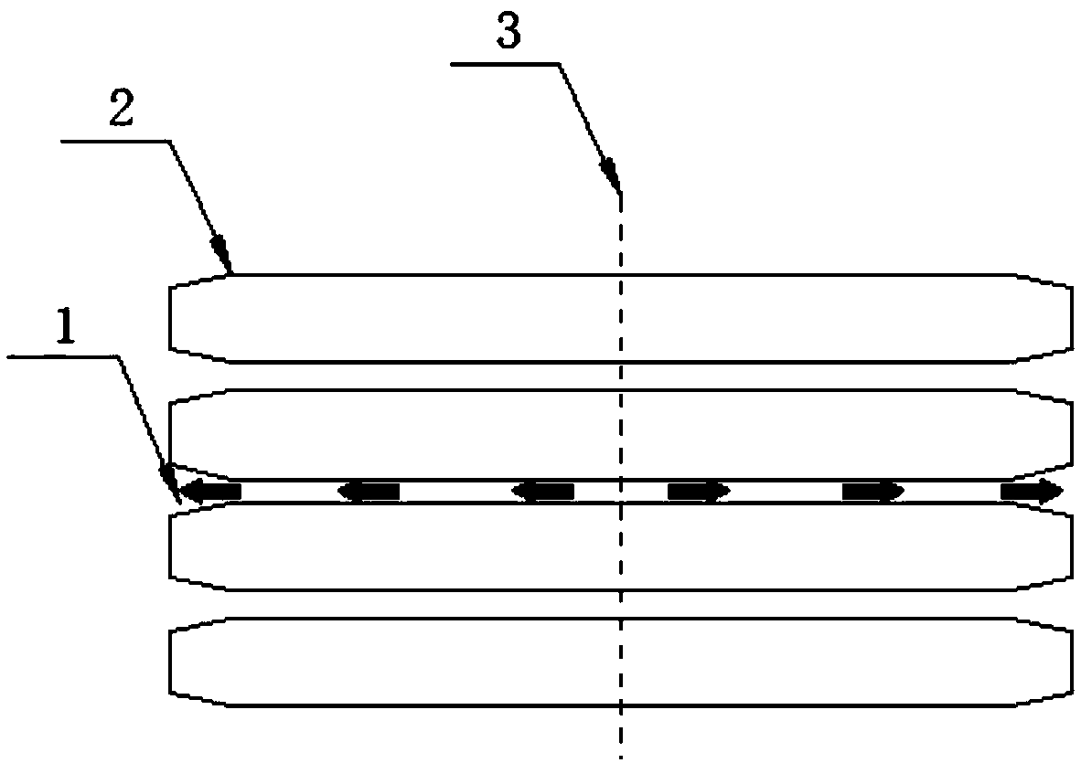 Concrete symmetrical superimposed pouring structure and construction method of fish-belly box girder with variable cross-section