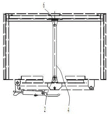 A sewage tank with a dredging device