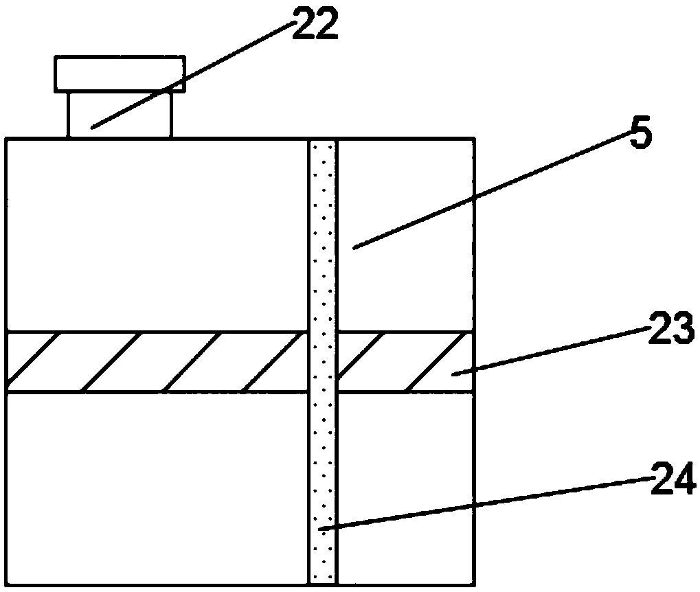 Alkali-resistant glass fiber mesh cloth shaping device