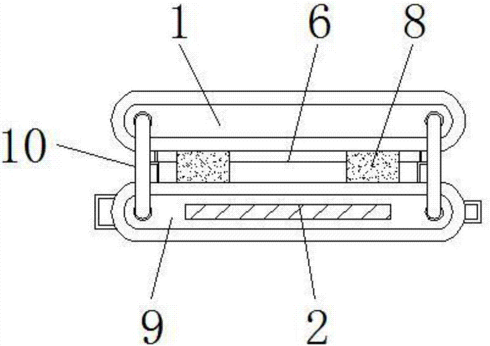 Side-turning-prevention ecological floating plate for riverway sewage treatment