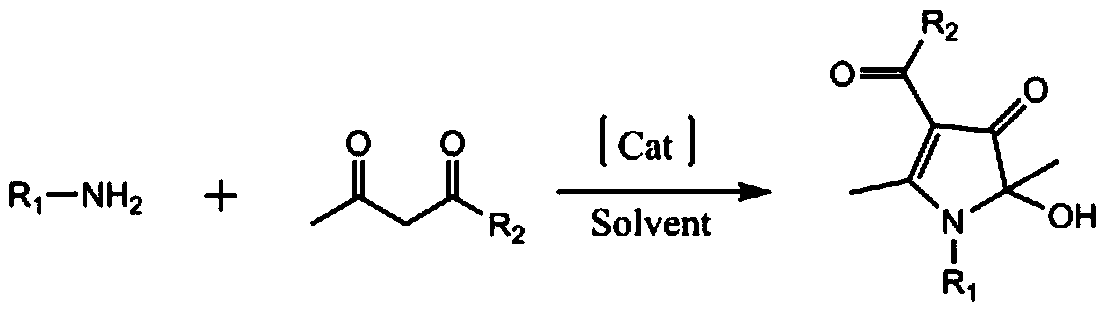 Synthesis method of 1H-3-pyrrolidone compound