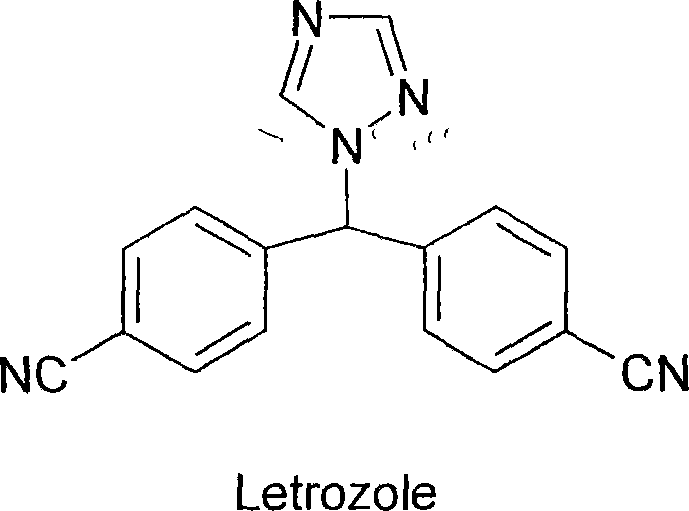 Prepn process of letrozole