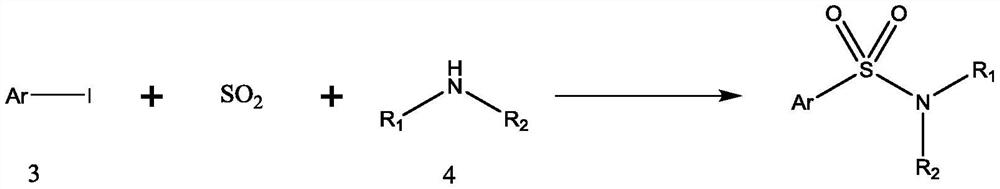 Synthesis method of sulfanilamide compound