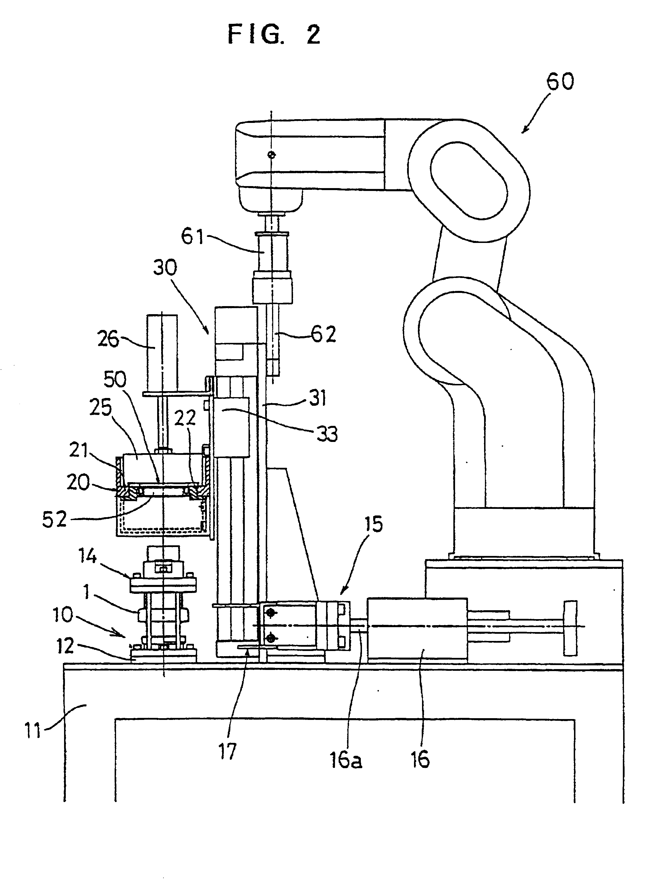 Component incorporation and liquid filling device of liquid filled vibration isolating mount