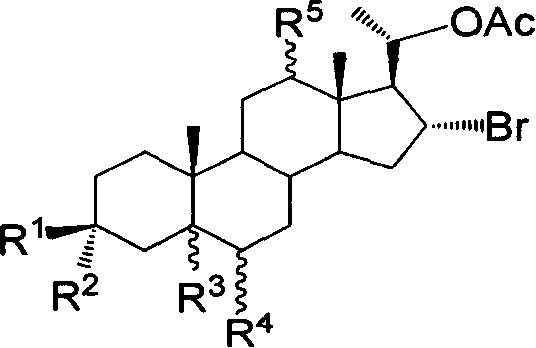 16 alpha-bromosteroid compound and its synthesis method
