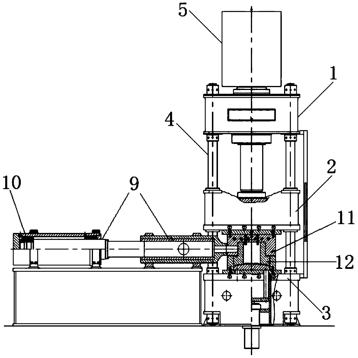 Device and method for producing connecting pipe fitting for plastic compound pipe and application