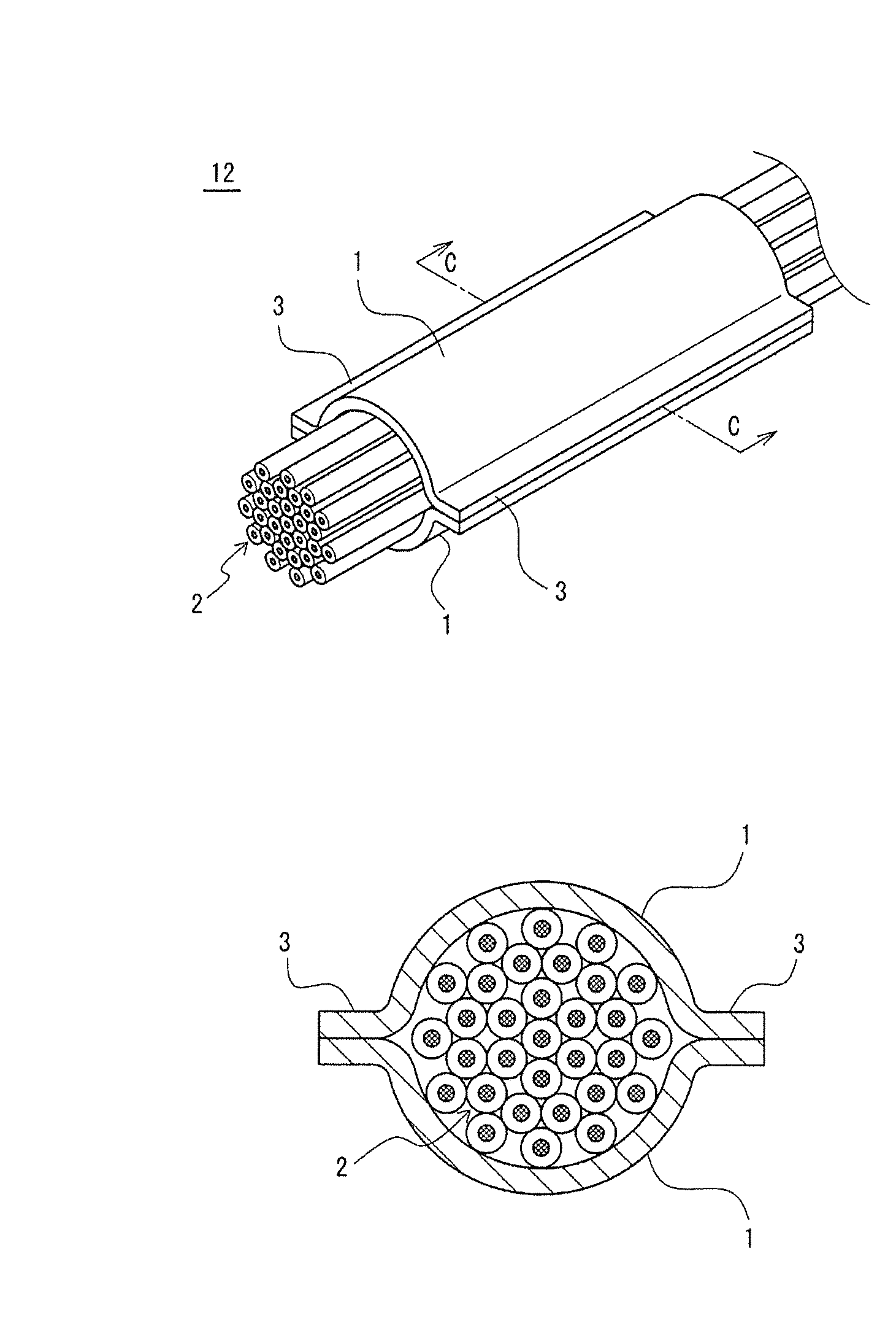 Wiring harness with sound absorber