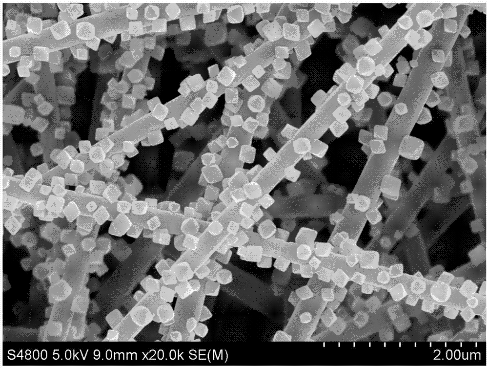Oil-water emulsion separation membrane of metal organic framework compound/polyacrylonitrile