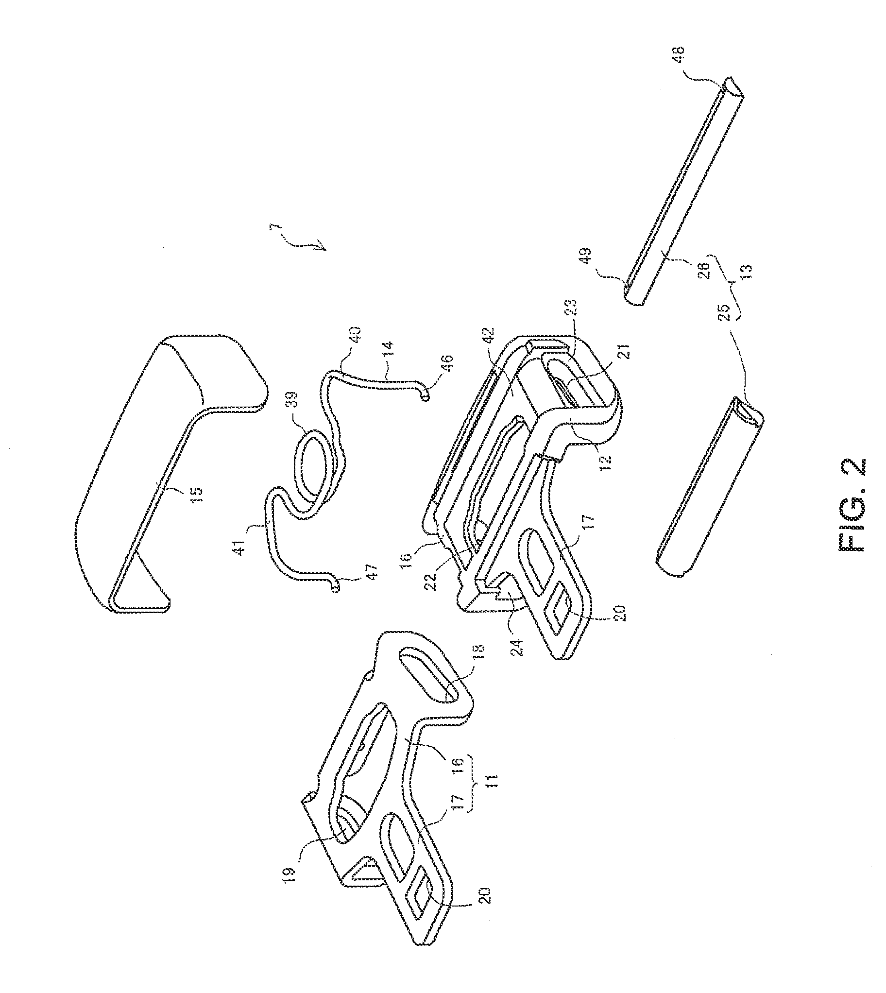Tongue and seat belt device using same
