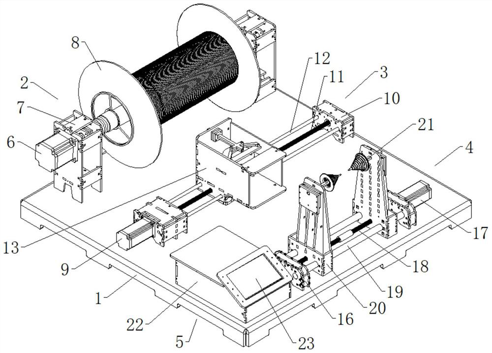 Winding mechanism of full-automatic winding machine