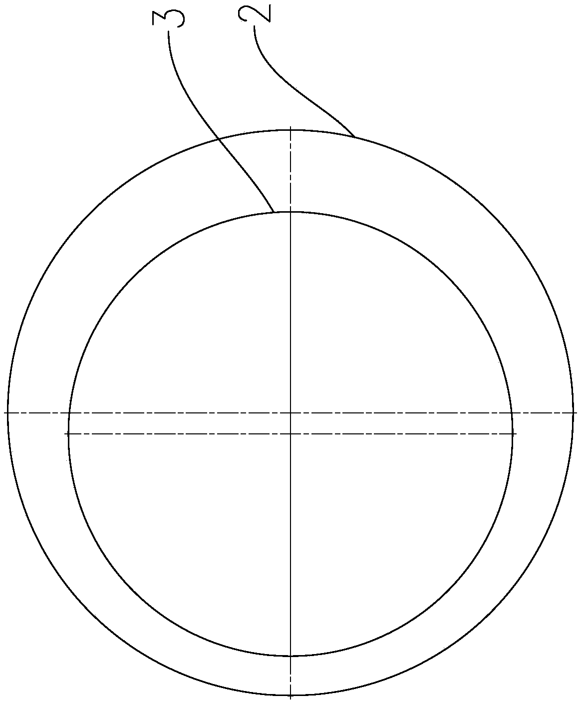 Elastic supporting bearing structure