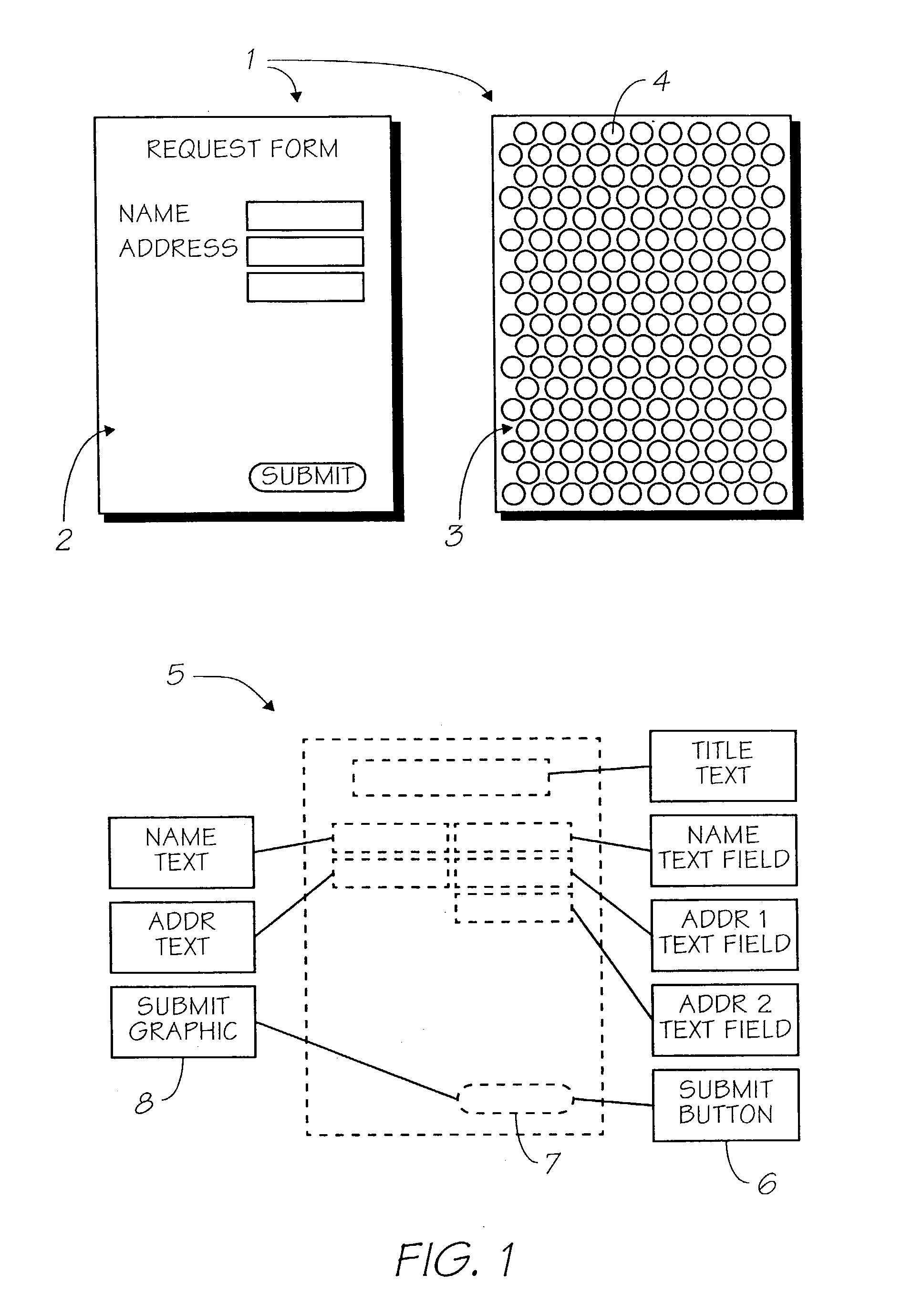 Method and system for composition and delivery of electronic mail using sensor with identifier